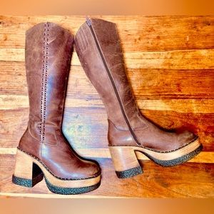 London Underground size 10 chunky platform vintage 90s y2k grunge boots FIRM